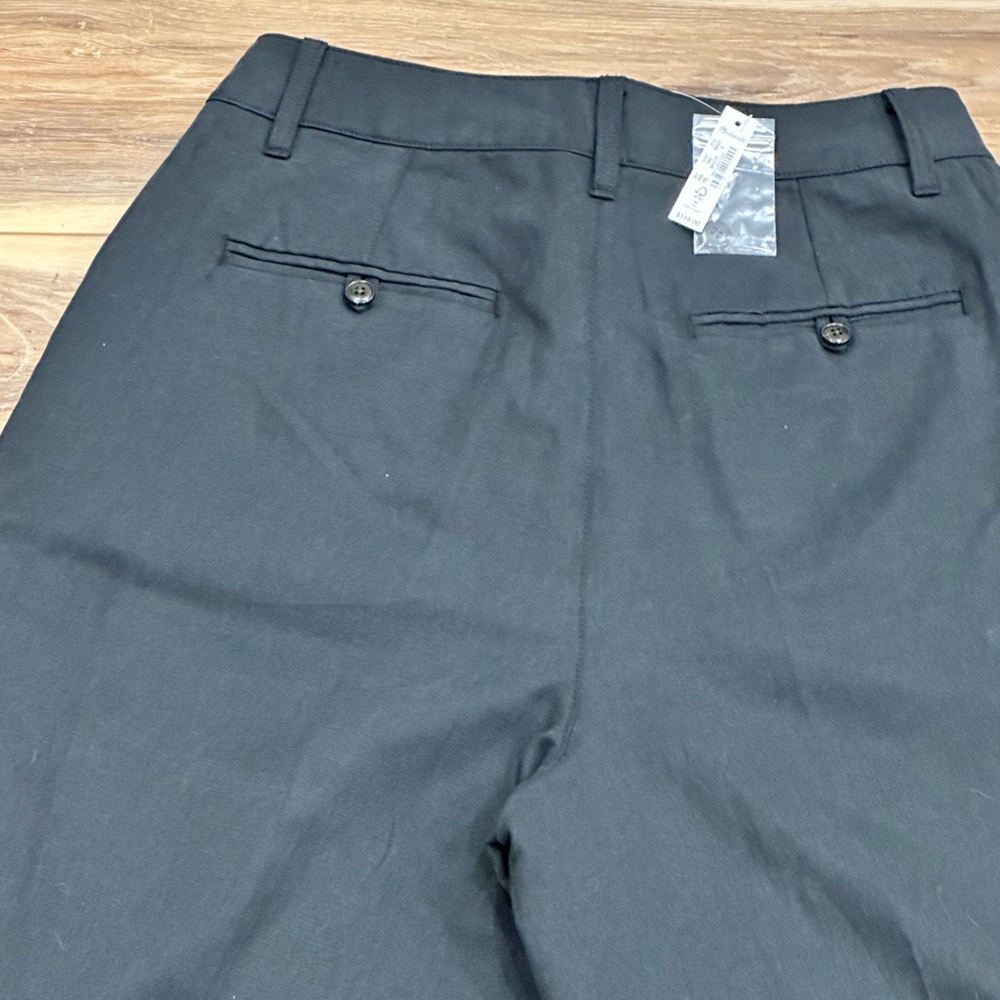Madewell Harlow Wide Leg Pant True Black Linen Cotton Sz 6 NWT - Picture 7 of 16